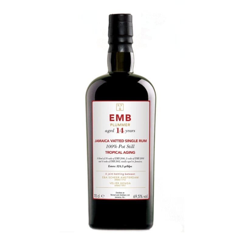 Monymusk Distillery - Jamaican Single Blended Rum "EMB" PLUMMER 14 anni (tropical aging)