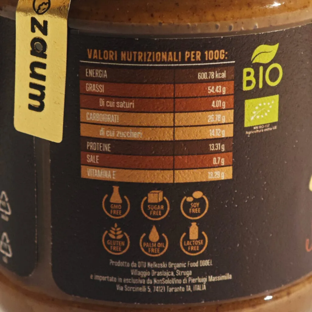 dettaglio valori nutriz cacao