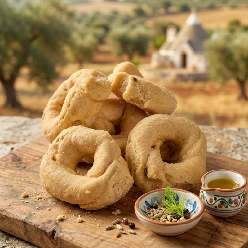 Taralli al Finocchietto Pugliesi - Fragranze Mediterranee